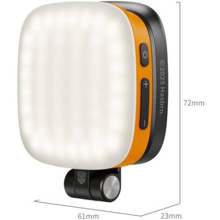 SmallRig 5513 Vibe P48 / Bumblebee Edition - lampa LED, Bi-Color, do smartfona - wymiary